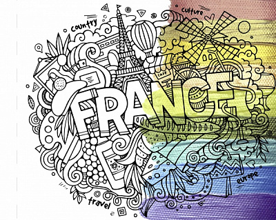 Картина по номерам Франция 40x50 см Riviera Blanca 