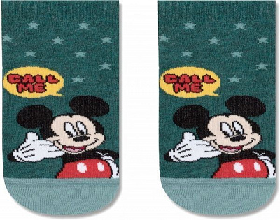 Шкарпетки дитячі Conte-Kids Disney (короткі) 17С-127СПМ 351 р.16 темно-бірюзовий