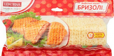 Коржи вафельные ЛЕКОРНА Бризоли 50 г (4820088350028)