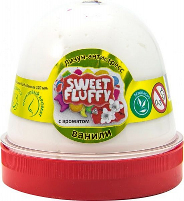 Слиз-лизун OKTO Sweet fluffy Ваніль 120 мл 80071