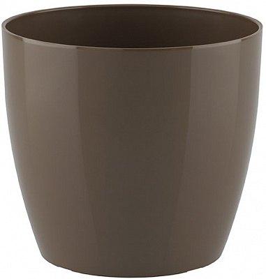 Горщик пластиковий Artevasi San Remo круглий 8л тауп