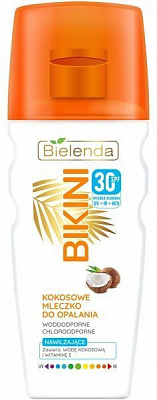 Молочко солнцезащитное Bielenda Bikini Coconut SPF 30 200 мл