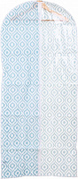 Чехол для одежды Лилия Vivendi 135x60 см бирюзовый с белым