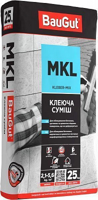 Клей для плитки BauGut MKL 25кг