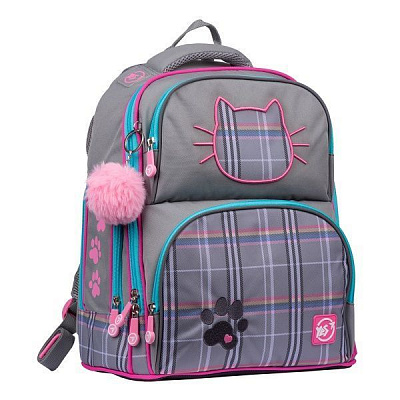 Рюкзак шкільний YES S-30 Juno Max Love сірий 558580