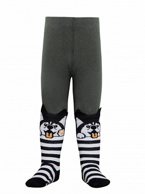 Колготки дитячі унісекс Conte-Kids TIP-TOP 17С-60СП (20) 560р.128-134 хакі