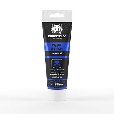 Клей монтажний Grizzly Рідкі цвяхи 150 г прозорий