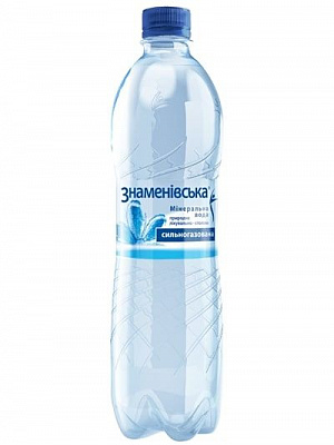 Вода минеральная Знаменівська сильногазированная 0,5 л (4820010890271) 