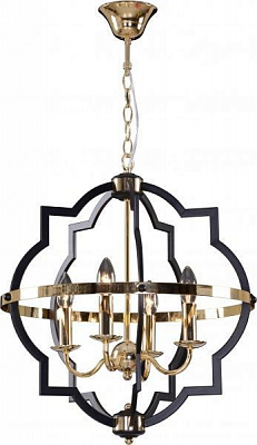 Люстра подвесная Victoria Lighting Vienna/SP4 4x40 Вт E14 золото 
