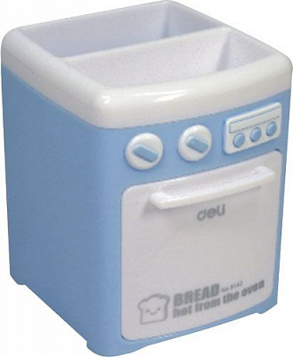 Підставка для ручок 9142Е Пiчка блакитна Deli