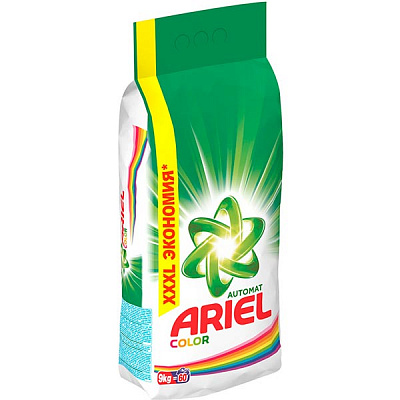 Стиральный порошок для машинной стирки Ariel Color 9 кг