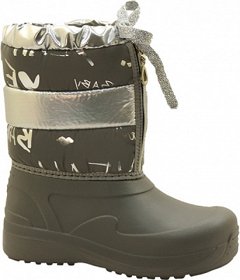 Сапоги для девочки Кредо 18-д-26 р.29-30 зеленый с серебристым 