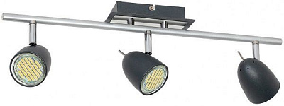 Спот Luminex Taylor 6497 3x8 Вт GU10 чорний