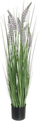 Рослина штучна Перистощетинник в пластиковому горщику 91 см бузково-зелений