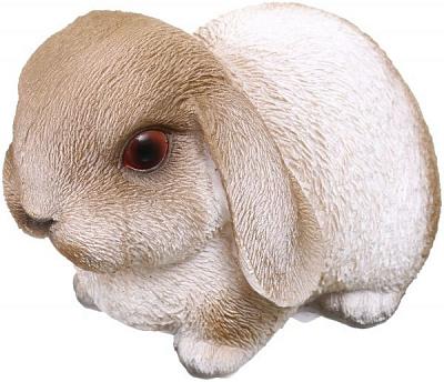 Фігура садова у формі кролика 15x9 см в асортименті