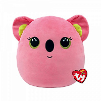 Мягкая игрушка TY Squish-A-Boos Розовая коала Poppy 20 см розовый 39226