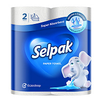 Паперові рушники Selpak Super Absorbent тришаровий 2 шт.