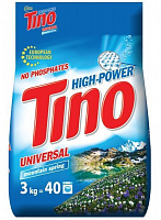 Стиральный порошок для машинной и ручной стирки Tino High-Power Mountain spring 3 кг