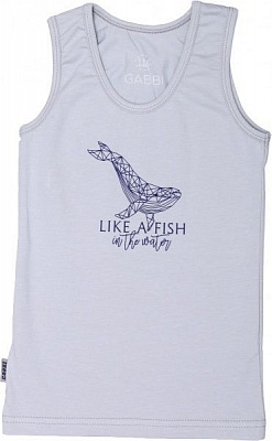 Майка Габби КИТ р.116 серый 11320 