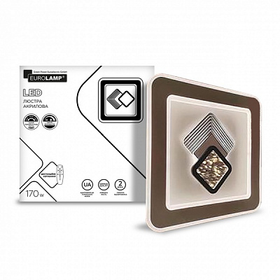 Люстра світлодіодна Eurolamp A27 170 Вт білий LED-LS-170-A27