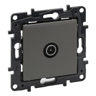 Розетка TV Legrand NILOE STEP 863474 IP20 сталь