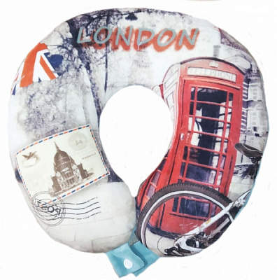 Подушка дорожная London 2 Анна 33х33 см разноцветный