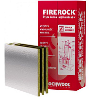 Высокотемпературная плита ROCKWOOL FIREROCK 25 мм 4,8 кв.м