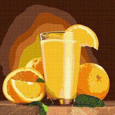 Картина за номерами Кухня 6 25х25 см Rosa Start