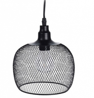 Світильник підвісний Garden Н 22 см D 19 см 1xчорний 41386