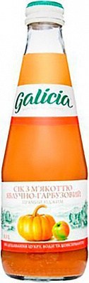 Сок Galicia с мякотью яблочно-тыквенный 0,3л 