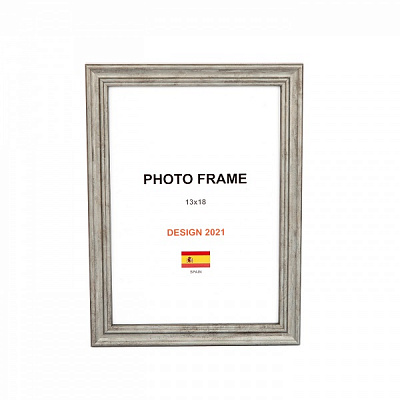 Рамка для фото 1 фото 13х18 см сірий бетон