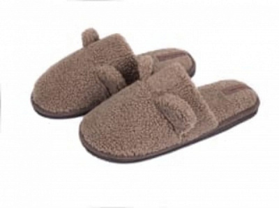 Тапки домашние Twins Teddy р.44/45 коричневый 
