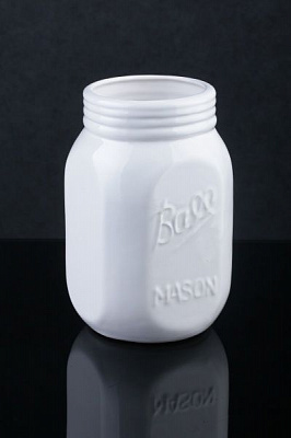 Ваза Прованс 11,5х11,5х20 см біла Eterna