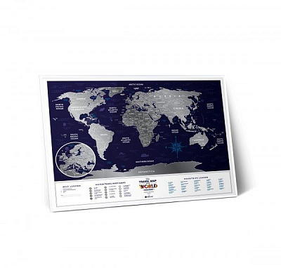 Скретч-карта Travel Map Holiday World (англ)