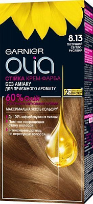 Краска для волос Olia Olia 8.13 песочный светло-русый
