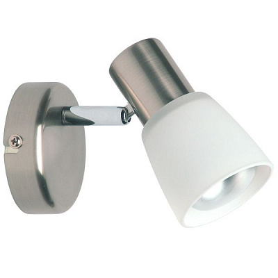 Спот Brilliant Luca 1x40 Вт E14 серебристый металлик 35810/77