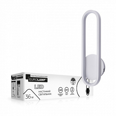 Світильник світлодіодний Eurolamp 36 Вт білий 3000-6500 К LED-BRAR-36-A37(white)