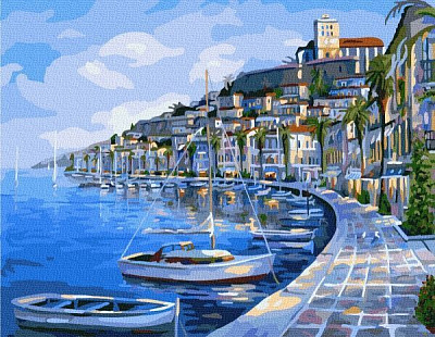 Картина за номерами Прекрасне узбережжя BookOpt