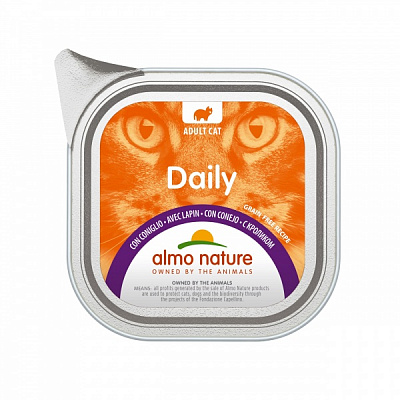 Паштет Almo Nature Daily Cat з кролятиною 100 г