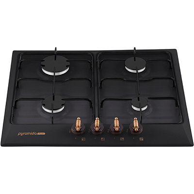 Варочная поверхность газовая Pyramida PFE 644 Black Rustico