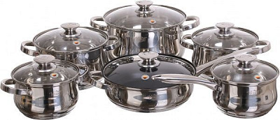 Набір посуду 12 предметів 26-242-040 Krauff