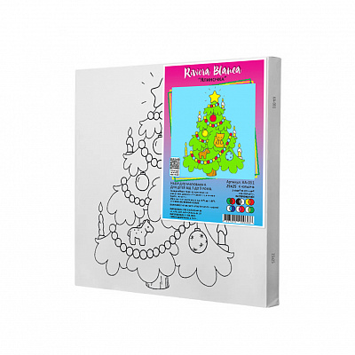 Набір для розпису на полотні Riviera Blanca Ялиночка КА-031