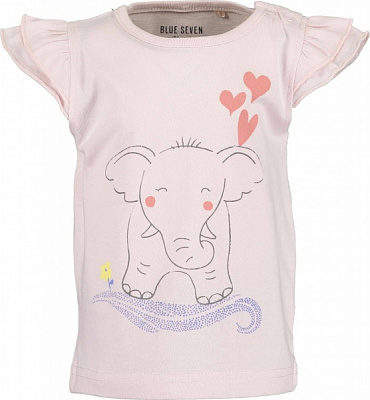 Футболка для девочек Blue Seven р.80 пудровый 901111 X_406_р.80 