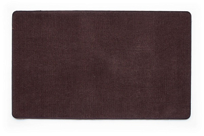 Коврик Dariana Шерсть коричневый 45х75 см