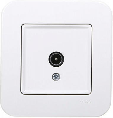 Розетка TV Viko Rollina білий 90420010