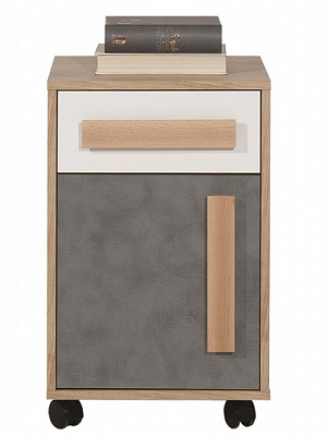 Тумба выдвижная SOKME 1Д/1Ш (11) Айго бук 