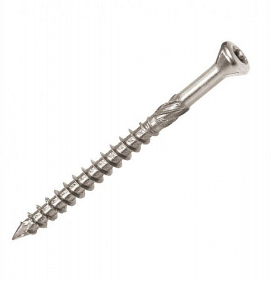 Шуруп по дереву с потайной головкой 4x60 мм 20 шт нержавеющая сталь Wkret-Met