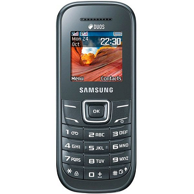 Телефон мобильный Samsung E1202 dark gray