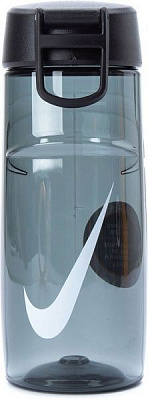 Фляга 473 мл Nike T1 Training Swoosh Water Bottle серый N.OB.A4.048.16