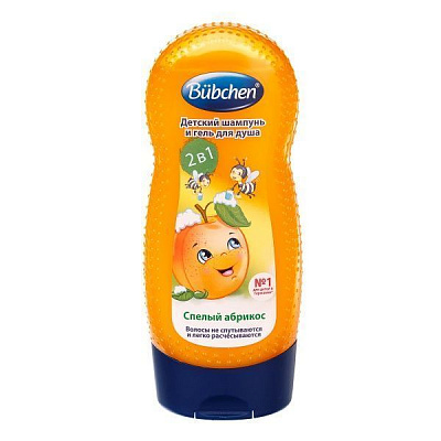 Шампунь-гель Bubchen Абрикос 230 мл (7613034201393)